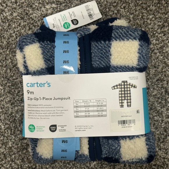 Zip-Up 1 Piece Warm Long Sleeve Jumpsuit - Picture 3 of 4